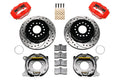 Wilwood Forged Dynalite Pro-Series Rear Brake Kit w/ Park Brake - Red (1987-1993)